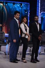 Madhuri Dixit, Karan Johar, Remo D Souza on the sets of Jhalak Dikhhla Jaa Season 6 in Mumbai on 27th May 2013 (124).JPG